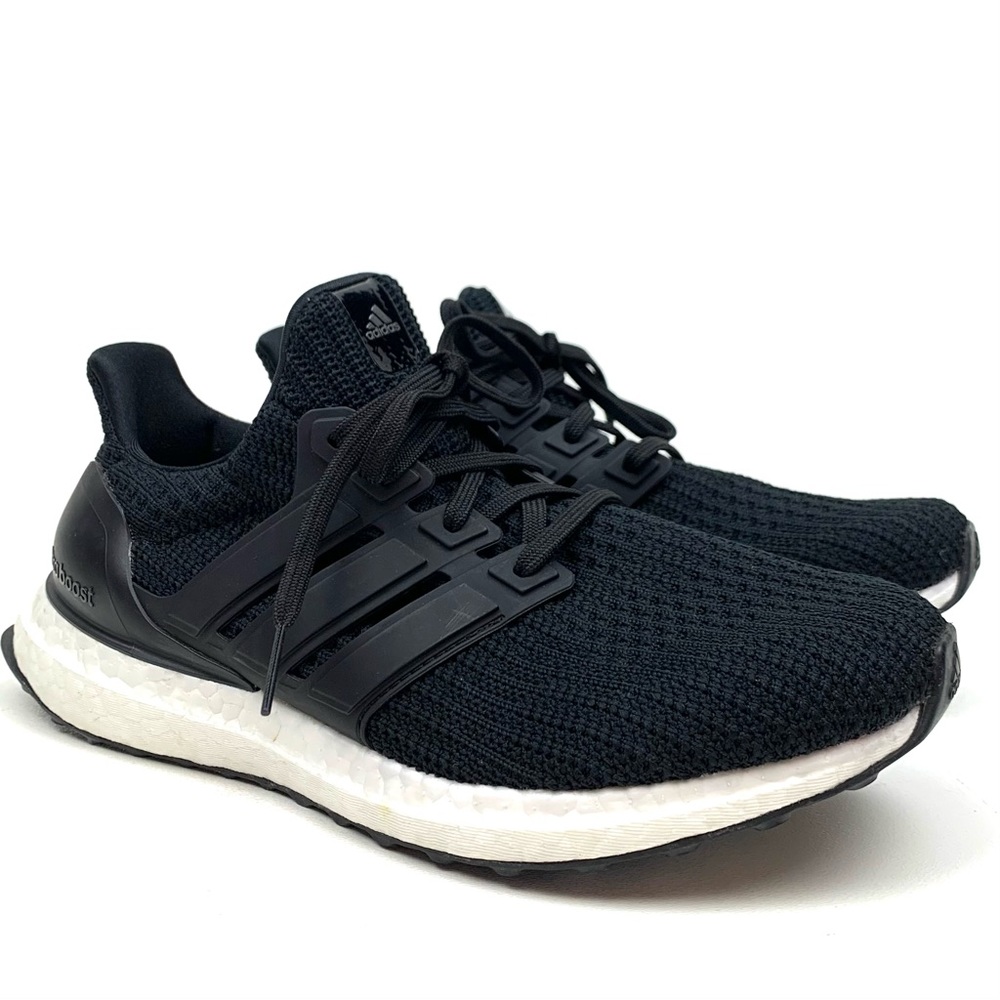 Adidas Ultra Boost Sneakers Core Black Knit  Shoes Athletic Running Women’s 8